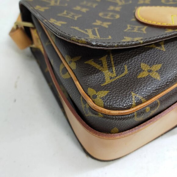 Authentic Louis Vuitton Cartouchiere MM Monogram Shoulder Bag LCMON259-112025 - Picture 6 of 9